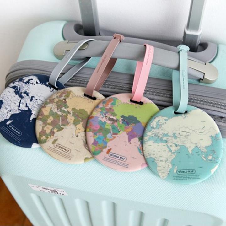 Map Luggage Tags 